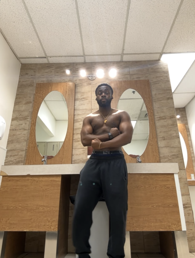 Jean-Christ at approximately 170 pounds after building muscle across his full frame